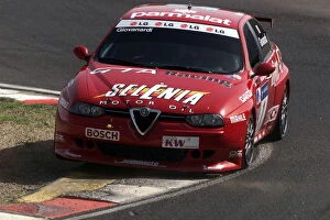 Images Dated 23rd September 2002: FIA European Touring Car Championship: Fabrizio Giovanardi Nordauto Alfa Romeo GTA won both races