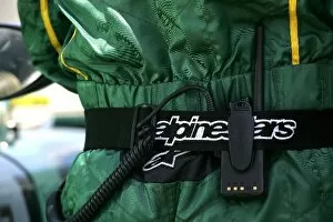 Images Dated 2nd June 2005: FIA GT Championship: Aston Martin Alpinestars overalls on a mechanic
