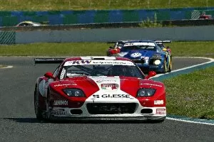 Images Dated 3rd May 2004: FIA GT Championship: Fabio Babini, GPC Giesse Squadra Corse Ferrari 575 GTC