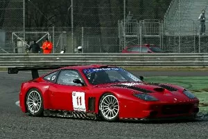 Images Dated 9th March 2004: FIA GT Championship: Fabio Babini JMB Racing Ferrari 575M GTC