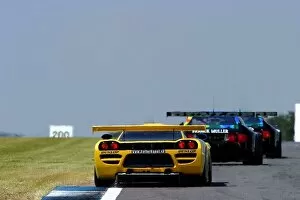 Fia Gt Championship Gallery: FIA GT Championship: Jean-Marc Gounon Konrad Saleen S7-R chases down the two works Lister Storms