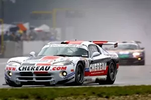 Images Dated 16th April 2001: FIA GT Championship: Jean-Phillipe Belloc and Christophe Bouchut Chrysler Viper GTS-R won the race