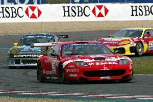 Images Dated 28th April 2003: FIA GT Championship: Race winners Matteo Bobbi / Thomas Biagi, BMS Scuderia Ferrari 550