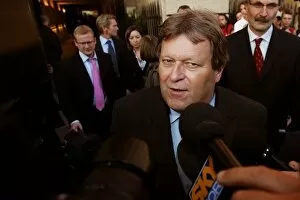 Images Dated 14th September 2007: FIA World Council Hearing: Norbert Haug Mercedes Sporting Director leaves the hearing
