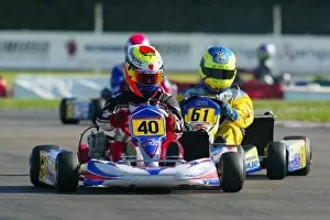Images Dated 27th October 2002: FIA World Karting Championship: David Gregory Strawberry racing