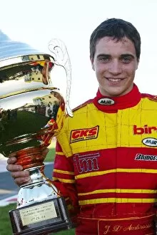 Images Dated 27th October 2002: FIA World Karting Championship: Jerome D Ambrosio Winner of the Formula A Championship