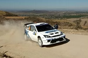Mexico Gallery: FIA World Rally Championship: Antony Warmbold, Ford Focus RS WRC, on stage 13