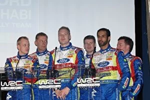Images Dated 2nd February 2010: FIA World Rally Championship: The BP Ford Abu Dhabi World Rally Team