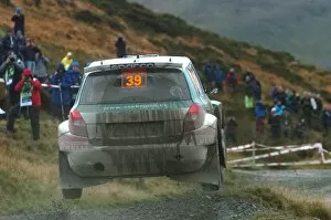 2009 WRC Collection: FIA World Rally Championship: Eyvind Brynildsen, Skoda, on Stage 2
