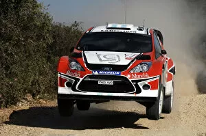 Images Dated 23rd March 2011: FIA World Rally Championship: Federico Villagra, Ford Fiesta RS WRC, on the shakedown stage