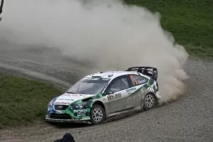 2008 WRC Gallery: FIA World Rally Championship: Francois Duval, Ford Focus WRC, on stage 6