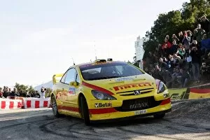 Images Dated 9th April 2006: FIA World Rally Championship: Gigi Galli, Peugeot 307 WRC, on stage 10