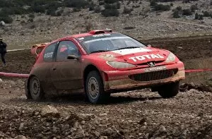 2003 WRC Gallery: FIA World Rally Championship: Harri Rovanpera limps through Stage 11 with broken rear suspension