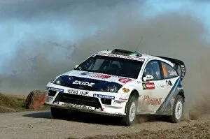 Images Dated 18th September 2005: FIA World Rally Championship: Henning Solberg, Ford Focus RS WRC, on Stage 12