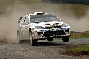 Images Dated 18th September 2005: FIA World Rally Championship: Jari-Matti Latvala, Ford Focus RS WRC, on Stage 9