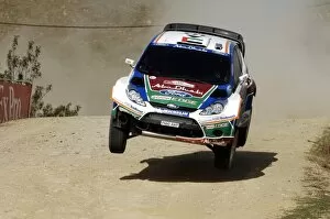 Fia World Rally Championship Collection: FIA World Rally Championship: Khalid Al Qassimi, Ford Fiesta RS WRC, on stage 3