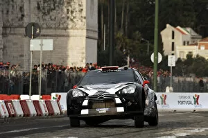 Rd3 Rally de Portugal Gallery: FIA World Rally Championship: Kimi Raikkonen Citroen D3 WRC on the Super Special stage 1 in Lisbon