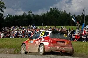 Finland Collection: FIA World Rally Championship: Kris Meeke, Citroen C2 Super 1600, on stage 7