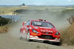 New Zealand Collection: FIA World Rally Championship: Marcus Gronholm, Peugeot 307 WRC, on stage 5