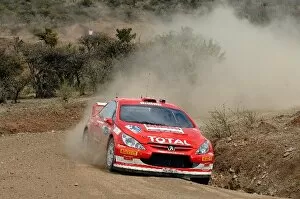 FIA World Rally Championship: Marcus Gronholm, Peugeot 307 WRC, on stage 4 finished leg 1 in second place