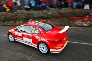 Images Dated 21st January 2005: FIA World Rally Championship: Marko Martin with co-driver Michael Park Peugeot 307 WRC