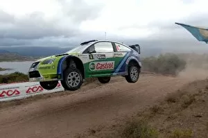Rally Argentina Collection: FIA World Rally Championship: Mikko Hirvonen, Ford Focus WRC, on stage 5