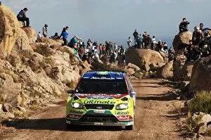 Rally Argentina Collection: FIA World Rally Championship: Mikko Hirvonen Ford Focus WRC limps through stage 15