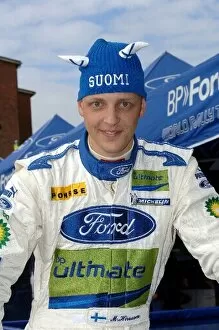 Finland Collection: FIA World Rally Championship: Mikko Hirvonen gets a manufacturer drive in Finland courtesy of Ford