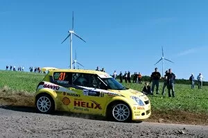 Trier Gallery: FIA World Rally Championship: Per-Gunnar Andersson, Suzuki Swift Super 1600, on Stage 16