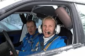 Images Dated 8th February 2006: FIA World Rally Championship: Petter Solberg with co-driver Phil Mills Subaru Impreza