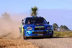 New Zealand Collection: FIA World Rally Championship: Petter Solberg Subaru