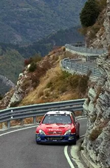 2003 WRC Gallery: FIA World Rally Championship: Philippe Bugalski, Citroen Xsara WRC, on Stage 7
