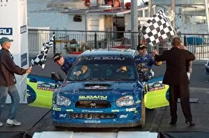 2004 WRC Gallery: FIA World Rally Championship: Rally New Zealand winners Petter Solberg, right