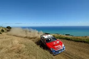 New Zealand Collection: FIA World Rally Championship: Rally winner Sebastien Loeb, Citroen Xsara WRC, on stage 19