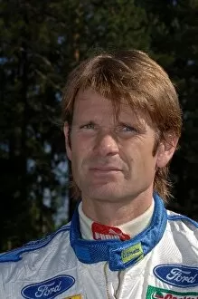 Images Dated 20th August 2006: FIA World Rally Championship: Rally winner Marcus Gronhom, Ford, before the final 2 stages