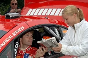 Finland Collection: FIA World Rally Championship: Rally winner Marcus Gronholm, Peugeot 307 WRC