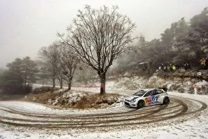 Images Dated 16th January 2014: FIA World Rally Championship, Rd1, Rally Monte Carlo, Day One, Monte Carlo, 16 January 2014