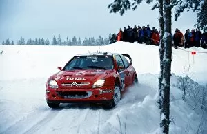 Images Dated 4th February 2002: FIA World Rally Championship: Sebastien Loeb Citroen Xsara WRC finished in 17th place overall