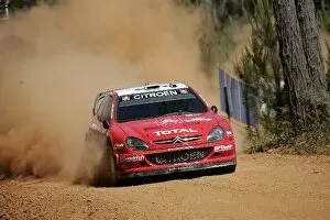 Images Dated 28th October 2006: FIA World Rally Championship: Xavier Pons, Citroen Xsara WRC, on Stage 3