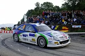 Images Dated 23rd October 2005: FIA World Rally Championship: Xavier Pons, Citroen Xsara WRC, on stage 10