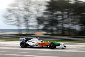 Force India F1 VJM02 Shakedown: Adrian Sutil, Force India F1 VJM02