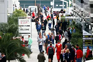 Images Dated 10th October 2015: formula 1 one f1 gp Atmosphere paddock