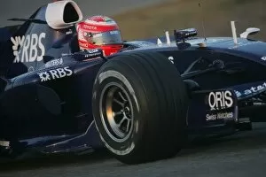 Images Dated 16th January 2007: Formula 1 Testing: Kazuki Nakajima Williams interim car