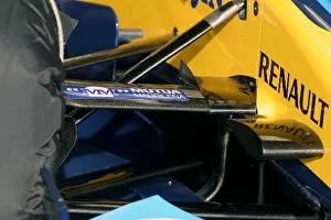 Images Dated 19th July 2006: Formula 1 Testing: Renault R26 aero detail