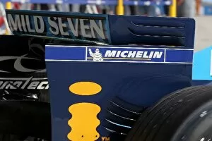 Images Dated 19th July 2006: Formula 1 Testing: Renault R26 rear wing aero detail