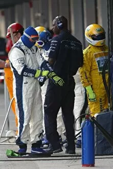 Images Dated 10th October 2006: Formula 1 Testing: Williams prepare to practice a pit stop