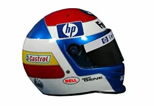 Images Dated 17th February 2004: Formula 1 World Championship: Marc Gene Williams Test Driver, Helmet