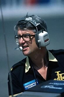 1984 Collection: Formula 1 World Championship: Peter Warr Lotus Team Manager