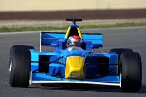 Images Dated 5th December 2001: Formula 3000 Testing: Alex Sperafico Super Nova was slowest
