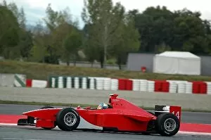 Images Dated 3rd November 2004: Formula 3000 Testing: Former Italian Formula Renault 2000 Champion Pastor Maldonado BCN Competition